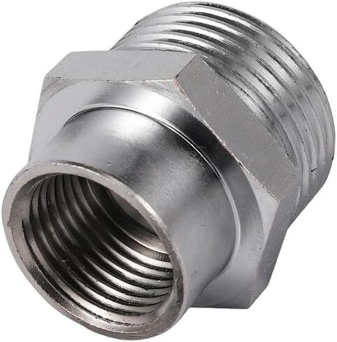 M18 to 1/2" 3/4" Male Thread Adapter Nickel Plated Copper Thread Connector 18mm Water Pump Reducing Adapter Plumbing Fittings,M18,3I4 in Kuwait
