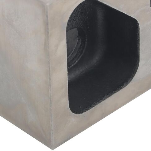 kimllier Matched Pair 5" Cast Iron V-Blocks Accuracy Ground for Machining and Inspection 5" x 3-1/8" x 2" - 90° V-Groove, Hardened in Saudi Arabia