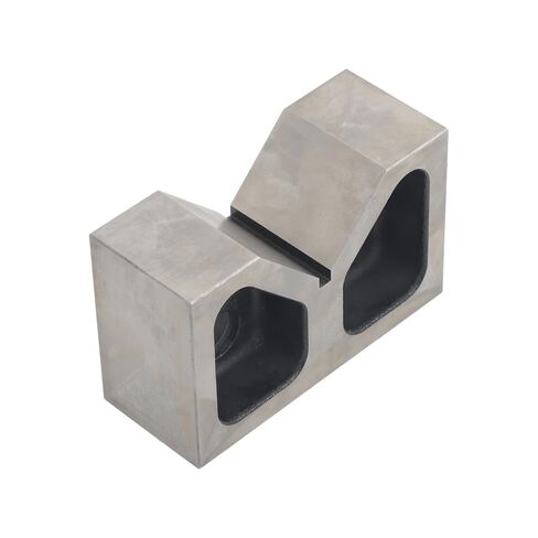 kimllier Matched Pair 5" Cast Iron V-Blocks Accuracy Ground for Machining and Inspection 5" x 3-1/8" x 2" - 90° V-Groove, Hardened in Saudi Arabia