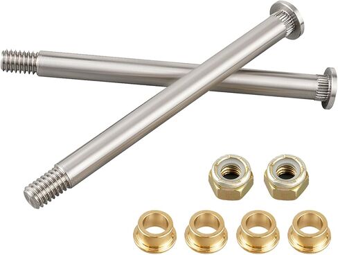 Bevinsee Door Hinge Pin Bushing SS Kit Compatible with Ford Truck F100 F150 F250 F350 1973-1979 Compatible with Bronco 1978-1979 in Kuwait