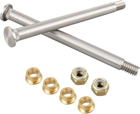 Bevinsee Door Hinge Pin Bushing SS Kit Compatible with Ford Truck F100 F150 F250 F350 1973-1979 Compatible with Bronco 1978-1979 in Kuwait