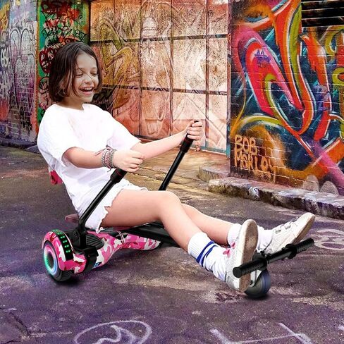 Scooter with Kart Seat Attachment Accessory for Kids with Adjustable Frame Length in Kuwait