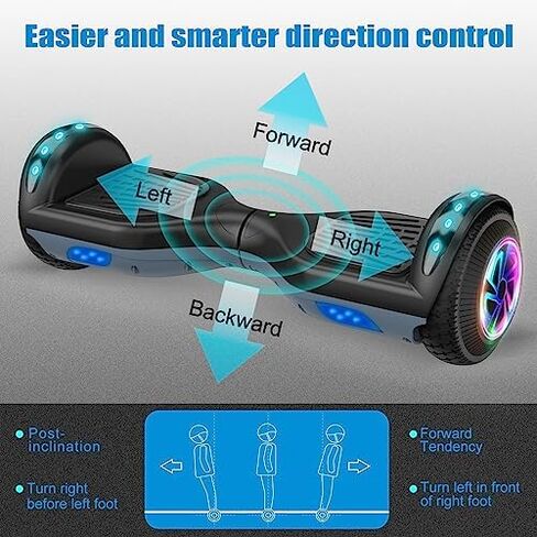 Scooter 6.5" Two-Wheel Scooters with Fashion LED Lights for Kids in Kuwait