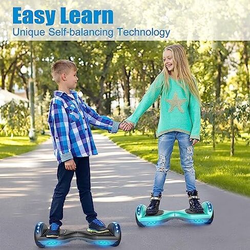 Scooter 6.5" Two-Wheel Scooters with Fashion LED Lights for Kids in Kuwait