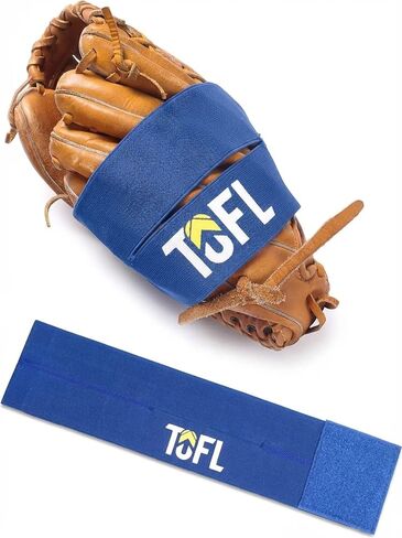 TOFL Baseball Glove Wrap Band for Mitt Shaping | Elastic Strap with Adjustable Closure for Pocket Forming & Storage | Youth & Adult Softball Mitt Care Accessory (Color & Quantity Options) in Kuwait