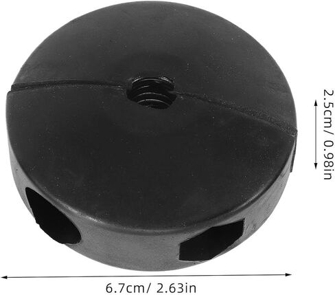 Mobestech Rubber Hose Reel Ball Stopper Black Sturdy Rubber Material with 10mm Inner Diameter Hole Provides Stability Assurance and Wear Resistance for Automatic Retractable Hose Reels in Kuwait