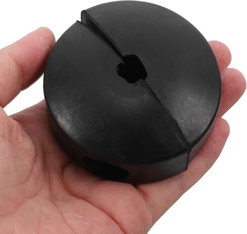Mobestech Rubber Hose Reel Ball Stopper Black Sturdy Rubber Material with 10mm Inner Diameter Hole Provides Stability Assurance and Wear Resistance for Automatic Retractable Hose Reels in Kuwait