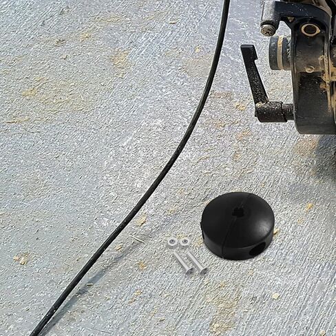 Mobestech Rubber Hose Reel Ball Stopper Black Sturdy Rubber Material with 10mm Inner Diameter Hole Provides Stability Assurance and Wear Resistance for Automatic Retractable Hose Reels in Kuwait