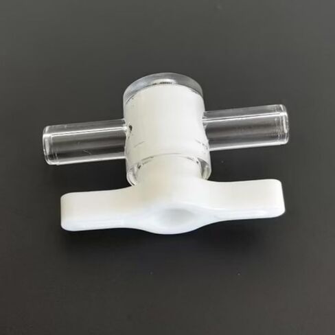 20PCS Reusableplastic 2-Way Stopcock Valve for Laboratory and Food Machinery - Male/Female Slip Connections in Saudi Arabia