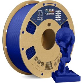 OVERTURE PLA Plus (PLA+) Filament 1.75mm, Stronger & More Durable, Professional Toughness 3D Printer Filament 1kg (2.2lbs), High Precision +/- 0.02mm, Tangle-Free (Black) in Kuwait