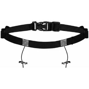 Adjustable Running Belt Sports Waist Strap Race Number Band Elastic Construction Secure Design Suitable for Running Events Evening Exercise, Blue, Navy Blue in Kuwait