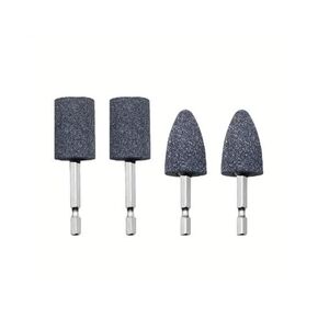 4Pcs Grinding Wheel Heads with Hexagonal Shank - Metal Polishing Stones Set for Repairing and Sharpening in Saudi Arabia