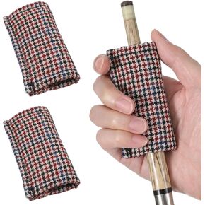 2 Pcs Billiard Cue Slicker, Pool Cue Cleaner Professional Billiards Pool Accessories Polyester Shaft, Snooker Cleaning Cloth Tool in Saudi Arabia