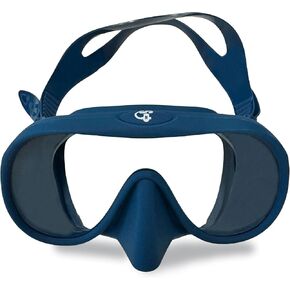 Spartacus Frameless Dive Mask, Ultra-Clear Low-Iron Glass, Wide View, Low Volume, 100% Silicone Skirt in Kuwait