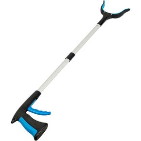 Grabber Reacher Tool for Elderly, 32" Foldable Picker Upper Grabber, Long Handy Mobility Aids, Reaching Assist Tool for Trash Claw Pick up, Litter Picker, Garden Nabber, Arm Extension (Mazarine) in Kuwait