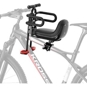 XIEEIX Child Bike Seat, Portable Retractable Foldable Front Mounted Kids Bike Seat, Suitable for Children 1~3 Years, Detachable Child Bike Seat Suitable for All Types of Bicycles in Saudi Arabia