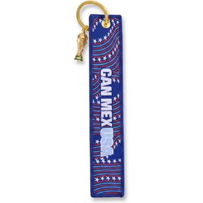 Official FIFA World Cup 2026 Collector’s Keychain - "CAN·MEX·USA" Tri-Nation Host Edition - 6.2" Premium Embroidered Fabric Keyring with Mini 3D Trophy Replica - Souvenir for Backpacks & Luggage in Saudi Arabia