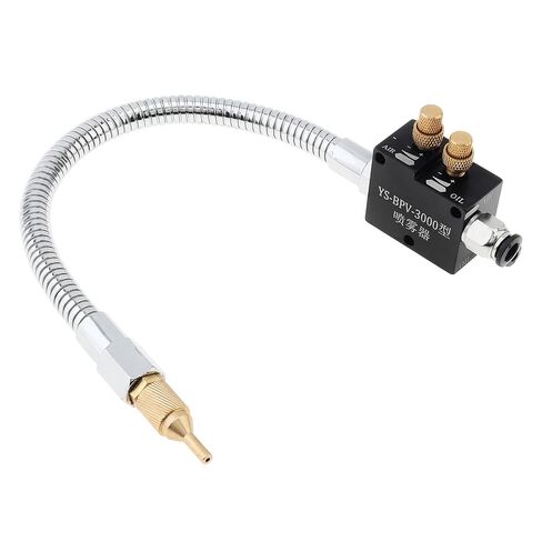Mist Coolant Lubrication Spray System YS-BPV-300 for Milling & Engraving Machine, 1/4" and 8mm Air Inlet Hose Connector, Cutting Cooling Mister, Pack of 2 in Kuwait