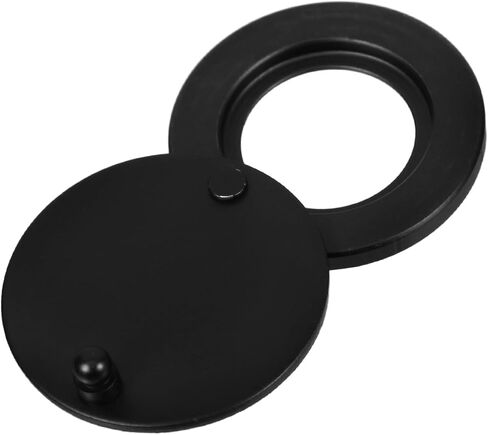 Uonlytech Peephole Cover for Apartment Door Copper Door Viewer Privacy Anti-Peep Door Hole Plate Silver Door Peep Hole Cover Replacement with Double-Sided Sticker for Home Office Hotel in Kuwait
