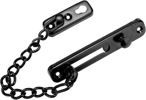 Security Door Chain Lock Heavy Duty Stainless Steel Latch Guard for Home, Apartment, Hotel, 7.7 inch Chain Length in Kuwait