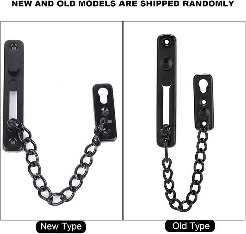 Security Door Chain Lock Heavy Duty Stainless Steel Latch Guard for Home, Apartment, Hotel, 7.7 inch Chain Length in Kuwait