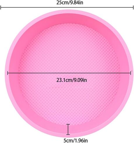 EUBUY Silicone Cheesecake Pan Protector for 9'' Round Springform Pan, Cheesecake Water Bath Protector, Baking Accessories Preventing Water from Entering in Kuwait