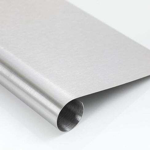 Professional Stainless Steel Dough Scraper with Measuring Scale, Mirror Polished, 5.9x4.7 Inch, Multipurpose Pastry Cutter for Bread, Cake, Pizza in Kuwait