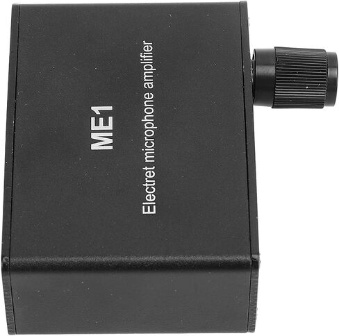 Microphone Preamp, Electret Microphone Amp, Adjustable Gain 0-20db Sound Amplifier, Audio, Microphone Preamplifier for Podcast, Livestream, Broadcasting in Kuwait