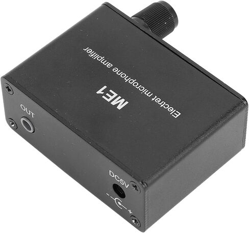 Microphone Preamp, Electret Microphone Amp, Adjustable Gain 0-20db Sound Amplifier, Audio, Microphone Preamplifier for Podcast, Livestream, Broadcasting in Kuwait