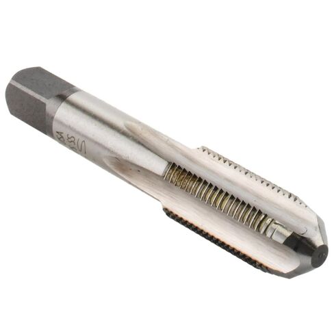 حنفية أنابيب فولاذية قياسية عالية السرعة من Hertel، 1/8-27 NPS، 4 مزامير، ساطعة/غير مطلية، طول خيط 3/4 بوصة in Kuwait