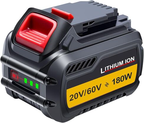 JGSPJ DCB609 Battery Replacement for Dewalt 60V Battery DCB609 DCB606 DCB612 9.0Ah 20V / 60V Lithium ion Battery 2Packs in Kuwait