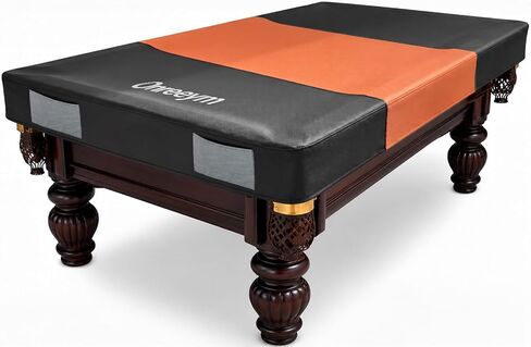 Oreenym Pool Table Cover 7FT, Billiard Tables Cover with Storage Pocket | Heavy Duty 600D Oxford, Waterproof & UV Resistant, Tear & Scratch Resistant, Easy to Clean in Kuwait