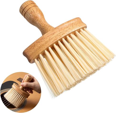 Guitar Cleaner Instrument Dusting Brush Piano Cleaner Keyboard Cleaning Brush with Wooden Handle for Car Interior Laptop Guitar Cleaning Kit, Efficient Dust Removal in Kuwait