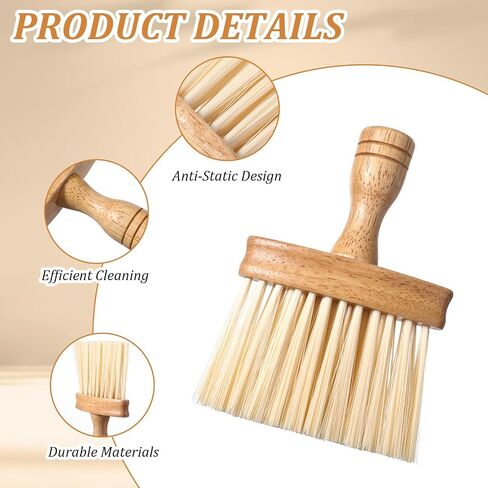 Guitar Cleaner Instrument Dusting Brush Piano Cleaner Keyboard Cleaning Brush with Wooden Handle for Car Interior Laptop Guitar Cleaning Kit, Efficient Dust Removal in Kuwait