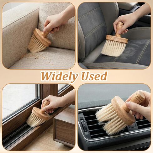 Guitar Cleaner Instrument Dusting Brush Piano Cleaner Keyboard Cleaning Brush with Wooden Handle for Car Interior Laptop Guitar Cleaning Kit, Efficient Dust Removal in Kuwait
