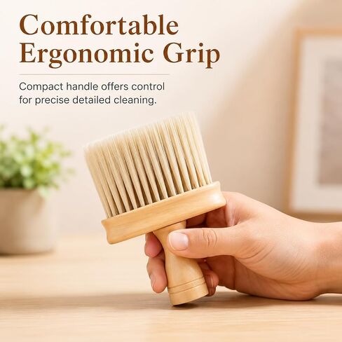Groove Cleaning Brush - 5.31 Inch Soft Detail Brush for Keyboard Window Tracks, Laptop, Desk Seams, Kitchen Gaps & Household Dusting, Narrow Gap Cleaning Tool for Home, Office & Hotel in Kuwait