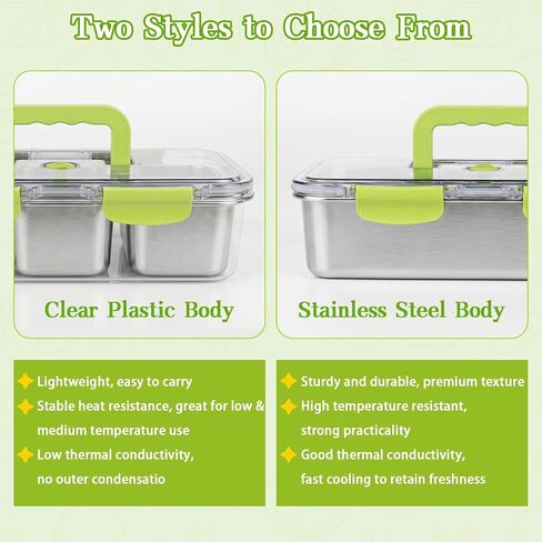 weiwei 6 Compartments Snackle Box Container, Reusable Divided Serving Tray with Lid and Handle, Portable Snack Box Container Snacklebox for Snacks Fruit Candy Picnic Beach Camping, Plastic in Kuwait