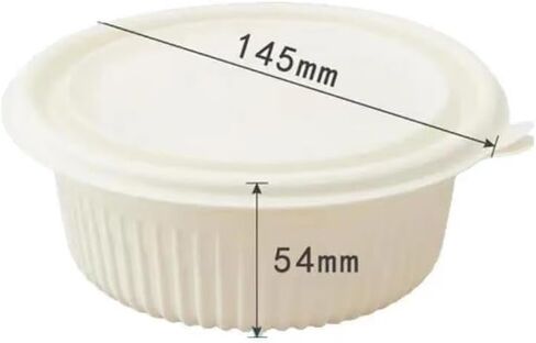 30 Pack,16 oz Round Biodegradable Containers Compostable to gocontainers,Meal Prep Containers disposable, Reusable Take Out Containers, Microwave Freezer Safe in Kuwait