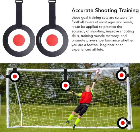 Luocute Soccer Goal Training Target, Impact Proof Target for Accuracy Agility and Passing Practice with Adjustable Angles for Backyard or Team Drills in Kuwait
