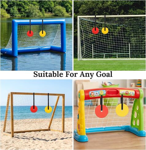 Soccer Goal Target for Practice, 2Pcs Lacrosse Goal Targets with Adjustable Straps, Shooting Accuracy Training Target, Hockey Baseball Football Training Equipment in Kuwait
