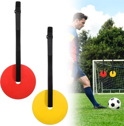 Soccer Goal Target for Practice, 2Pcs Lacrosse Goal Targets with Adjustable Straps, Shooting Accuracy Training Target, Hockey Baseball Football Training Equipment in Kuwait