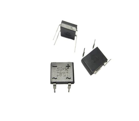 50PCS/lot DB107 DIP4 Diode Bridge Retifica 1A 1000V Single Phases Diode Rectifier Bridge Electronica Componentes in Kuwait