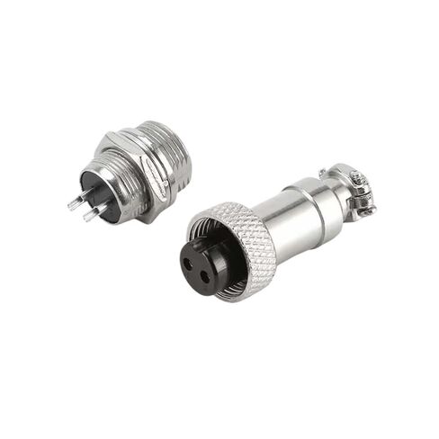 GX12 12MM Aviation Connector 2-7 pin high Temperature Resistant bakelite Solid Copper Assembled Circular(Gx12-4(Male+Female)) in Kuwait