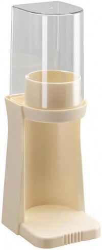 Paper Cup Dispenser Front Dispensing Clear Tube Cup Dispenser Space Saving, Cream White, Single Cup - Wall-Mounted/Desktop Dual Use in Saudi Arabia