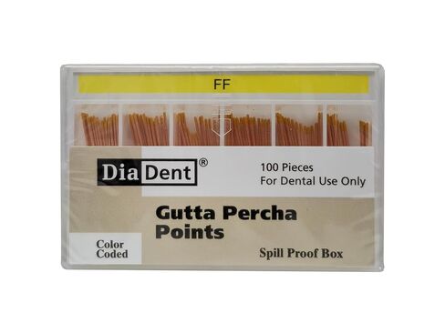 DIADENT Gutta Percha Points Endodontic Product (100 Pieces) (Fine Fine) in Kuwait