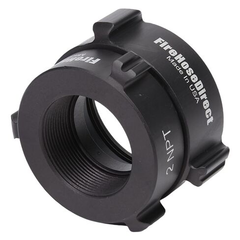 الألومنيوم 2 1/2 "NH إلى 2" NPT محول خرطوم حريق أنثى مزدوج in Kuwait