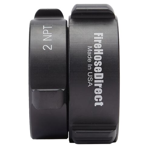 الألومنيوم 2 1/2 "NH إلى 2" NPT محول خرطوم حريق أنثى مزدوج in Kuwait