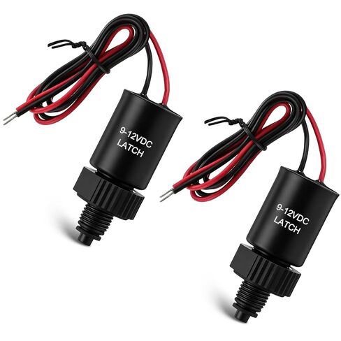 2 Pack DC Latching Solenoid Replacement Compatible with Hunter Node, Node-BT & XCHybrid Controllers, Metal Shell Sprinkler Valve Solenoid, 9V Battery Powered Irrigation Coil, Easy Installation in Kuwait