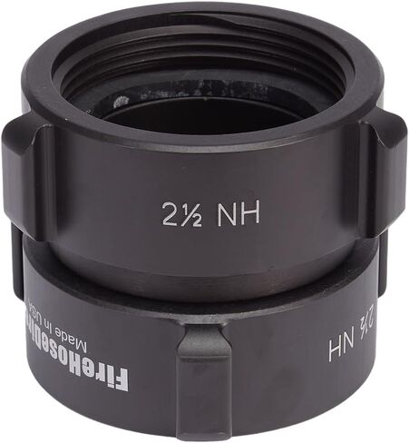 Aluminum 2 1/2" NH to 2 1/2" NH Double Female Fire Hose Adapter in Kuwait