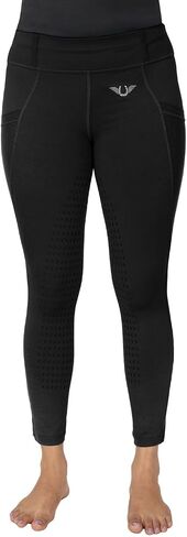 TuffRider Children's Minerva EquiCool Full Seat Tights With Phone Pocket and Loops in Kuwait